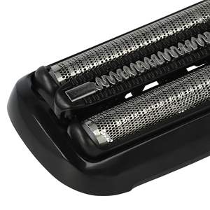 Cuchilla de Repuesto para Afeitadora Eléctrica Negra y Plateada, Lámina Triple y Doble para Afeitar la Cara - Product Image 4