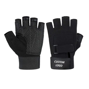 Guantes Deportivos de Neopreno Harry Johnson, Medios Dedos, Correa de Muñeca Ajustable, para Levantamiento de Pesas, Gimnasio, Ciclismo, Entrenamiento, Unisex, Transpirables - Product Image 4