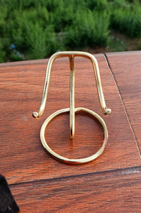 Urna de cremación Premium Red Heart para recuerdo de cenizas con soporte de latón El mejor regalo - Product Image 5