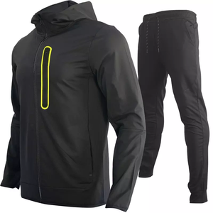 Vente de gros Survêtement de sport de jogging décontracté d'hiver coupe ajustée pour hommes grande taille Veste de survêtement écologique personnalisée Vente en gros Hiver - Product Image 2