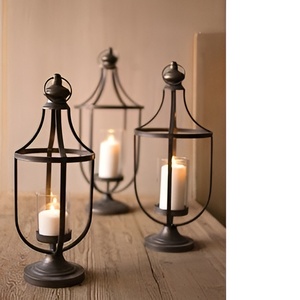 Luxurious Attractive Designer Metal <b>Lantern</b> Set Classic Candle Iron <b>Glass</b> <b>Lantern</b> Indian Stylish Heavy Duty 2024 - Product Image 4