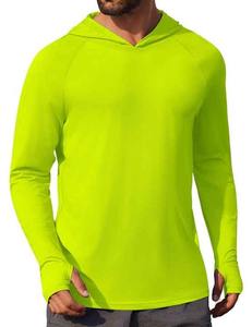 Sudadera CON CAPUCHA DE PESCA personalizada de alta calidad Upf50 +, secado rápido, absorción de humedad Uv, rendimiento de manga larga, ropa de pesca personalizada - Product Image 5