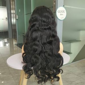 Peluca de cabello humano vietnamita 100% recta con cierre 5x5 encaje Color Natural sin enredos y sin caída de cabello de trama precio al por mayor - Product Image 3