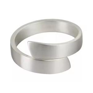 Aluminum <b>Napkin</b> Ring <b>Silver</b> Finished Decoration Handmade Metal <b>Napkin</b> Holder for Table Wedding Party - Product Image 4