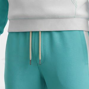 Ensemble survêtement pantalon à capuche d'hiver de couleur personnalisée pour hommes, de haute qualité, 100% coton, vêtements de sport, de gym, de fitness, de course à pied - Product Image 5