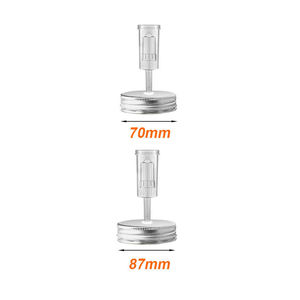 70mm 86mm boca pequeña completa Mason Jar fermentación Pickle Sauerkraut Making Kit Kimchi contenedor Airlock tapas pesos Tamper - Product Image 2