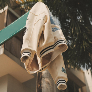 Blouson d'hiver OEM avec broderie personnalisée et logo Veste de baseball Varisty à manches en cuir Veste universitaire Letterman pour hommes - Product Image 4