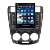 Lecteur multimédia Android 13 pour Honda City 2008-2013 avec écran IPS+2.5D+DSP, 4+64G, navigation GPS, commande au volant, audio BT, stéréo, électronique automobile