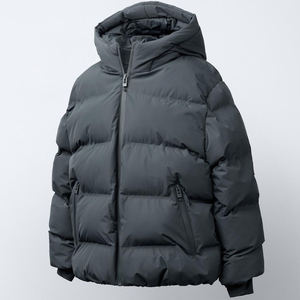 Veste matelassée pour garçons en polyester de qualité supérieure, manches longues, logo personnalisé, taille, rembourrage doux, isolation thermique, idéale pour le temps froid - Product Image 3