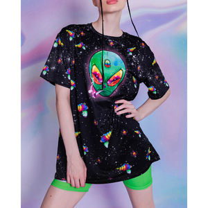 Venta al por mayor Halloween camisetas 3D imprimir camisetas esqueleto hombres 3D impreso camiseta - Product Image 3