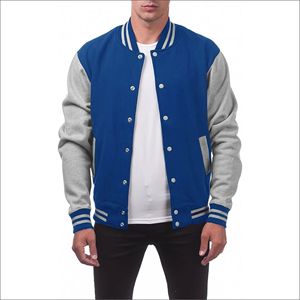 Custom Wholesale blank vintage Zeta phi beta windproof high quality unisex winter causal single <b>button</b> breathable varsity jacket - Product Image 3