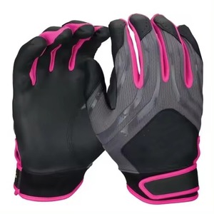 Guantes de bateo de béisbol de agarre de alto nivel con su logotipo personalizado Guantes de béisbol de cuero sintético extra duraderos - Product Image 3