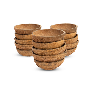 Tazones Ovalados de Cáscara de Coco Cruda de 150 ml, Tazones de Cáscara de Coco Sin Pulir para Servir, Comedero para Pájaros, Venta al por Mayor desde Vietnam - Product Image 1