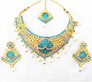 Conjunto de Collar de Novia de Lujo en Color para Mujer, Cristal, Diamantes de Imitación, Estilo Vintage, Regalo de Boda, Compromiso, Joyería, Accesorios para Novias - Product Image 5