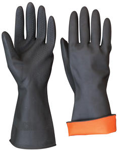 Produits de nettoyage ménagers Gants robustes en latex 110g Gants industriels en caoutchouc résistants aux produits chimiques - Product Image 4