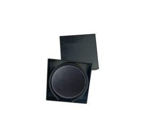 Bulk Customized Leather <b>coaster</b> Design Blank PU Leather Cup <b>Coaster</b> <b>for</b> <b>Drink</b> Kitchenware and Restaurants - Product Image 1