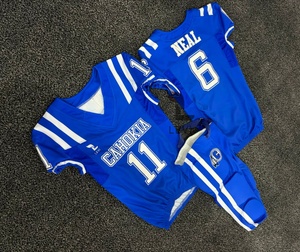 Uniforme de Fútbol Americano Personalizado de Primera Calidad, Conjunto de Camiseta y Pantalones Sublimados, Uniforme de Equipo - Product Image 4