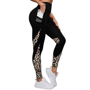 Leggings de Yoga con Estampado de Leopardo, Estilo Europeo Americano, para Mujer, Cintura Alta, Levanta Glúteos, Absorbe el Sudor, Pantalones para Correr - Product Image 5