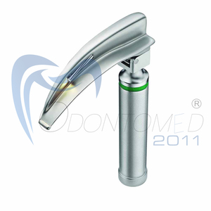 Fiber optik tek kullanımlık laringoskoplar 10 bıçak Macintosh ve Miller <span class=keywords><strong>2</strong></span> EMT anestezi aletleri laringoskop kolları - Product Image 6
