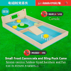 Jeu de Cornhole et de Sling Puck Small Foot : Mobilier d'extérieur haut de gamme et équipement sportif divertissant - Product Image 2