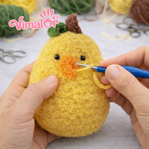 Wholesale Handmade Yarn Pear Crochet Kit for Children 7+ DIY Toy Kit CE Certified Beginner-Friendly