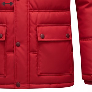 Veste matelassée pour homme de haute qualité en toile Couleur et design personnalisés Respirant Antibactérien Écologique Veste d'hiver - Product Image 5