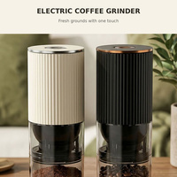Moulin à café électrique portable rechargeable avec meule en céramique réglable Type C 1200mAh