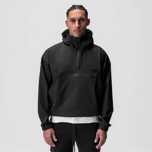 แจ็กเก็ตกันน้ำสำหรับผู้ชาย, แจ็กเก็ตกันน้ำพร้อมฮู้ดโพลีเอสเตอร์สำหรับวิ่งกลางแจ้ง - Product Image 6