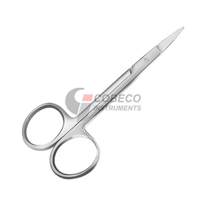 กรรไกรตัดม่านตาปลายแหลมสำหรับการผ่าตัด เครื่องมือผ่าตัดที่มีความแม่นยำสูง ผลิตจากสแตนเลส คมโค้ง ฆ่าเชื้อได้ด้วยหม้อนึ่ง ใช้งานด้วยมือ ได้รับการรับรองมาตรฐาน CE - Product Image 4