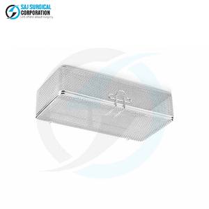 Cubierta de Malla Fina para Cesta, Acero Inoxidable Resistente, Solución de Almacenamiento Manual con Certificación CE para Instrumentos de Laboratorio Quirúrgico - Product Image 3