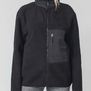 Veste polaire Sherpa à glissière intégrale de haute qualité-Vêtements d'extérieur chauds et confortables avec fermeture éclair-Idéal pour l'hiver et les vêtements décontractés - Product Image 4