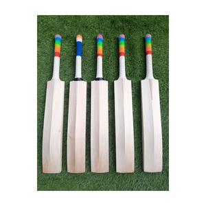 Bate de cricket de madera OEM Juego de deportes al aire libre Bate de cricket de Sauce de alta calidad - Product Image 1