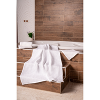 Ensemble de serviettes gaufrées en coton turc 100% à séchage rapide serviettes de bain douces et absorbantes idéales pour la maison Spa hôtel main visage et cheveux Us