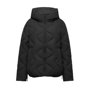 2024 nouveau hiver court Parka veste pour femmes épais coton rembourré manteaux femme col montant ample bouffant Parkas vêtements d'extérieur toile - Product Image 3