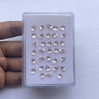 4mm 6mm 8mm Morganite de pêche naturelle à facettes coupe poire pierre précieuse en vrac vente en gros de pierres semi-précieuses fabrication de bijoux certifiée AAA