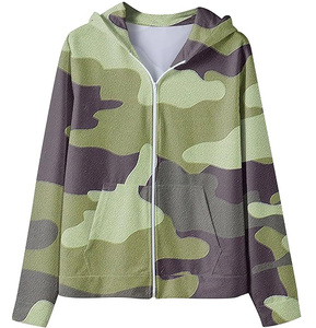 Ropa deportiva profesional Sudaderas con cremallera de sublimación transpirable Precio al por mayor Sudaderas con capucha personalizadas con estampado completo por encargo - Product Image 5