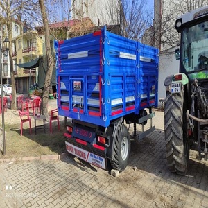 Remolque de tractor de remolque agrícola hidráulico de 4 ruedas Premium capaz de transportar 1-10 toneladas Motor de eje de núcleo de condición usada incluido - Product Image 2