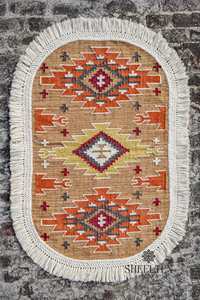 พรมขนสัตว์กันลื่นหรูหรามาใหม่พรมผ้าฝ้ายทอมือคุณภาพสูงสำหรับห้องนั่งเล่นห้องนอนชุดพรมพื้นที่สวดมนต์ - Product Image 3