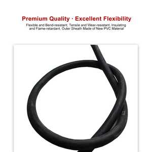 Cable de Soldadura de Cobre Puro Satnwell, Flexible, Resistente a Altas Temperaturas, con Revestimiento de Goma de 16-70 mm para Máquina de Soldar - Product Image 4