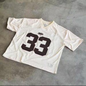 Maillot d'entraînement en mesh à manches courtes, respirant, pour la gym, le fitness, le sport, le basketball, professionnel, séchage rapide - Product Image 3