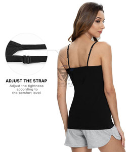 Débardeurs de yoga et de sport pour femmes, personnalisés, de haute qualité, écologiques, respirants, à dos ouvert, avec soutien-gorge intégré, vente en gros - Product Image 3
