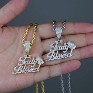 Bijoux de rappeur pour hommes, pendentif en argent sterling 925 avec diamant moissanite VVS, fermoir fleur, pendentif personnalisé avec lettre de nom - Product Image 6