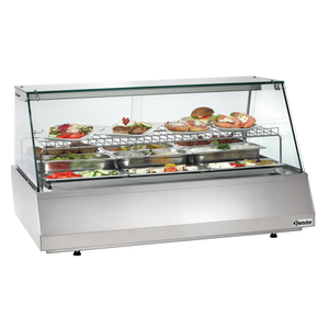 GN 3/1 Refrigerated Counter with Glass Perimeter Display Freezers & Fridges - Product Image 1