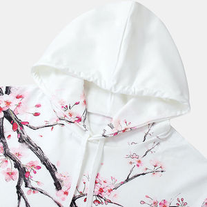 Sudaderas con capucha de sublimación de algodón 100% sólido con estilo para hombres, ropa de calle cálida de invierno suave y cómoda - Product Image 3