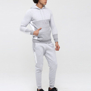 Wholesale Custom Logo Active Pullover Cotton Fleece Pocket Pullover Men <b>Tracksuit</b> - Product Image 6