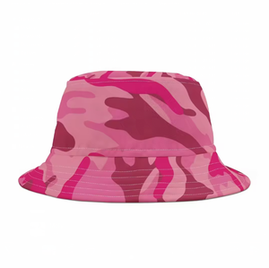 หมวกทรงถังดีไซน์ลายพรางทำจากโพลีเอสเตอร์สีแบบเวียดนามสำหรับทุกเพศ - Product Image 3