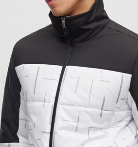 Chaqueta de Lona de Alta Calidad, Impermeable, Transpirable, Estilo Urbano Invernal, Cuello Mao, Frente Liso, Venta al Por Mayor, Servicio OEM, Última Moda - Product Image 3