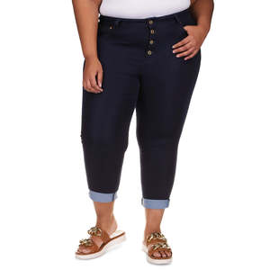 กางเกงยีนส์ Selma ทรงสกินนี่เอวสูงสีน้ำเงินสำหรับผู้หญิงของ Michael Kors มีไซส์พลัสถึง 24W - Product Image 1