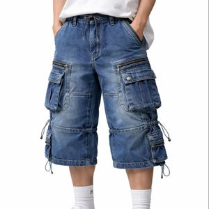 100% Cotton <b>Men's</b> Casual Pants Elastic Waist <b>cargo</b> pants for <b>men</b> Plus Size Pants Multi-pocket Baggy <b>Cargo</b> Pants <b>Men</b> - Product Image 1