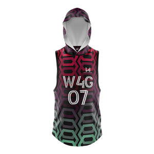 Tenues de football personnalisées 7 contre 7, maillots d'entraînement pour joueurs, drapeau, jersey 100% polyester, grande taille, devant - Product Image 5